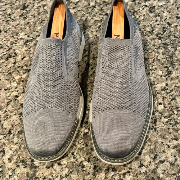 Skechers Mark Nason Dress Knit Chet Slip Ons Gray Mens Size 12M - Picture 3 of 8